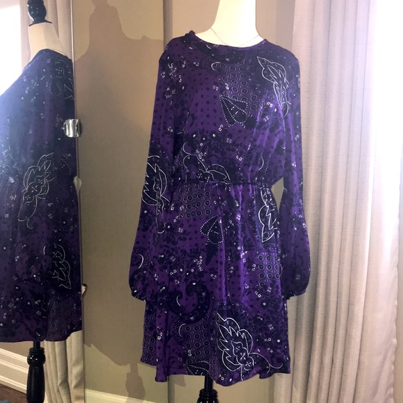 💜NEW MANGO Paisley Print Dress - Picture 12 of 16